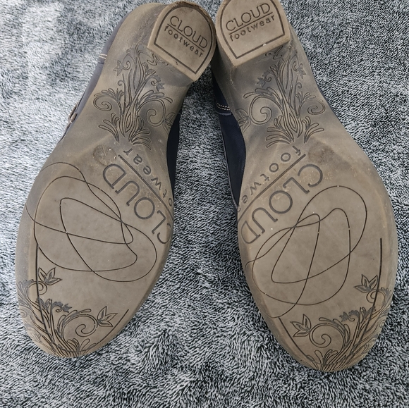 Cloud blue leather pump - Picture 3 of 4